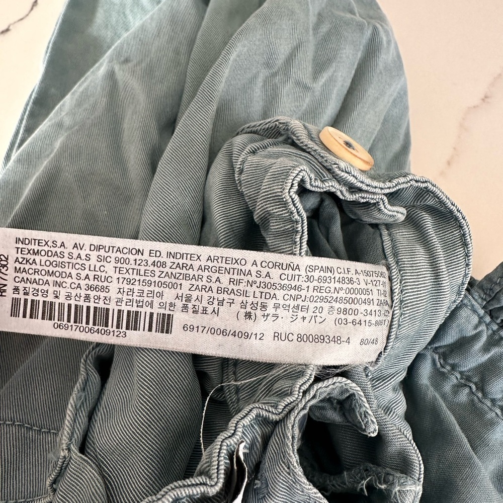 Zara Ruffled Twill Overall - Picture 5 of 6